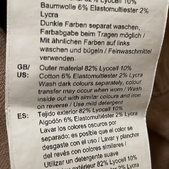 Gerry Weber Casual Cropped Kick Flare Jeans Tan 36 - Picture 7 of 11